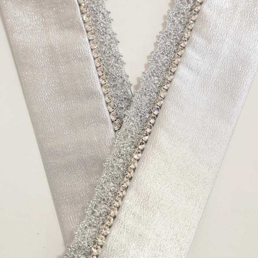 重ね襟 重ね衿 レース ラインストーン ゴールド シルバー 振袖 袴 伊達