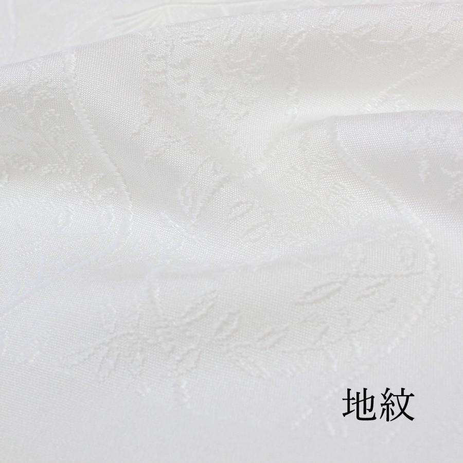 帯揚げ 礼装用 留袖用 フォーマル 金 白 ホワイト 京都 衿秀 高級 結婚式 婚礼 絹100％ 唐織 刺繍 着物 袋帯 黒留袖 白い帯揚げ 単品 花嫁 母 白地_12