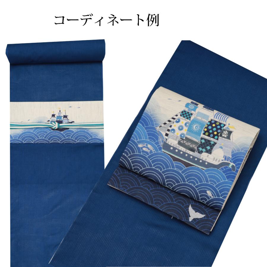 夏帯 名古屋帯 夏 麻 京袋帯 京wakka ワッカ お太鼓柄 夏用 近江 夏帯 名古屋帯 夏 麻 京袋帯 京wakka ワッカ お太鼓柄 夏用 近江