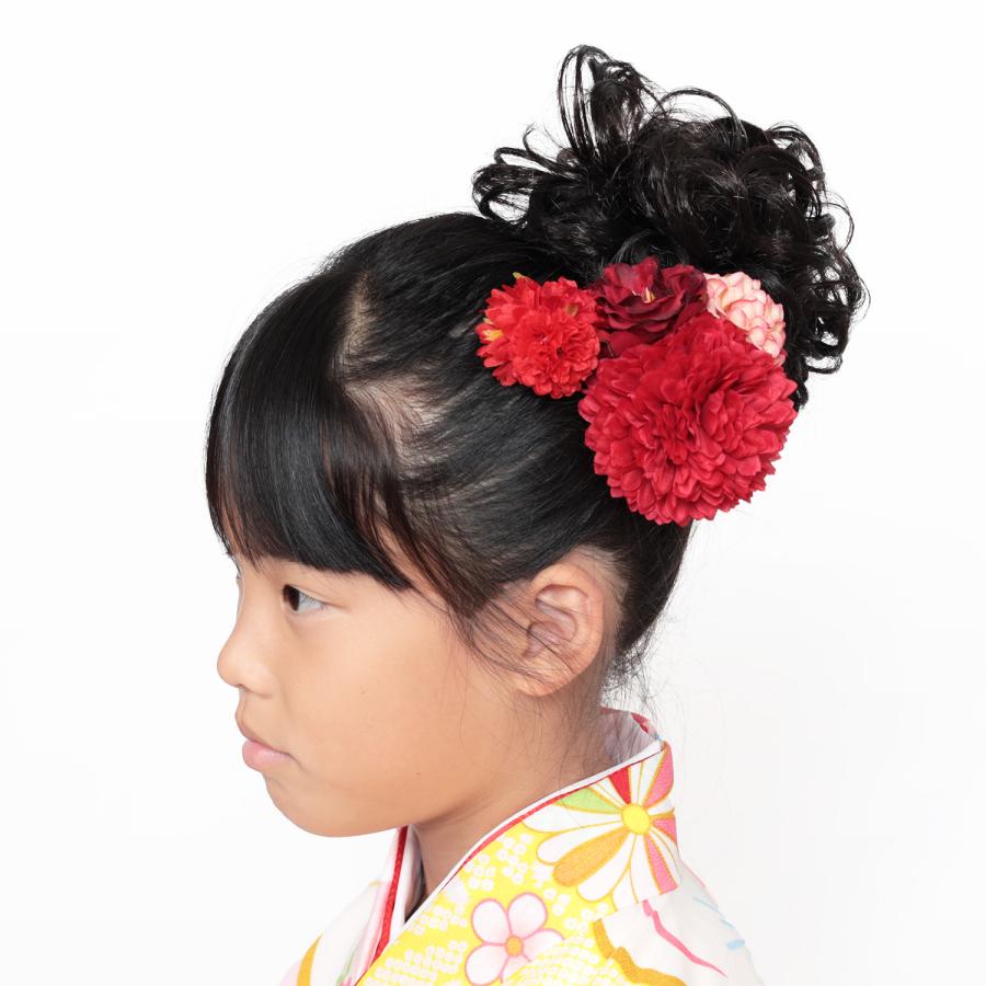 髪飾り 子供 七五三 卒業式 着物 和服 袴 ヘアアクセサリー 花 キッズ