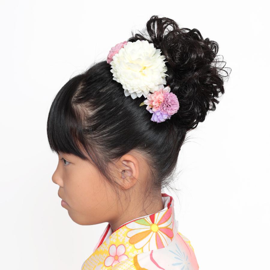 髪飾り 子供 七五三 卒業式 着物 和服 袴 ヘアアクセサリー 花 キッズ