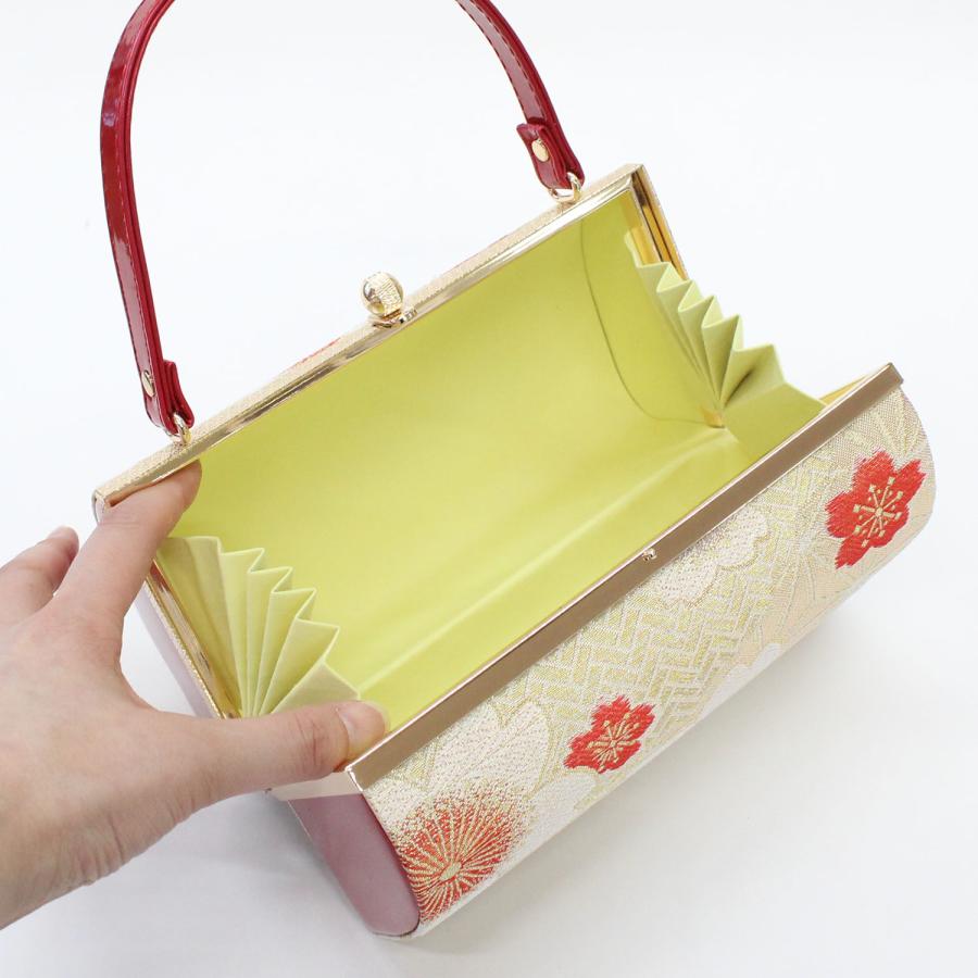 草履バックセット　サイズLL　未使用品　赤/黄 草履バッグセット 成人式 振袖 草履 バッグ レディース 赤 金 レッド