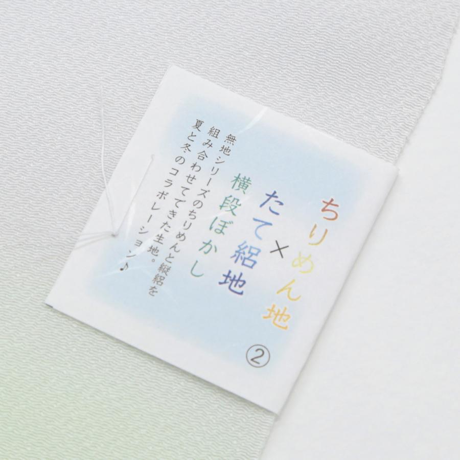 衿秀 帯揚げ 三分紐 帯締め セット 夏 単衣 春 夏 秋 3シーズン 使える 正絹 経て絽 ちりめん 横段ぼかし 正絹 2Way セミフォーマル カジュアルの画像