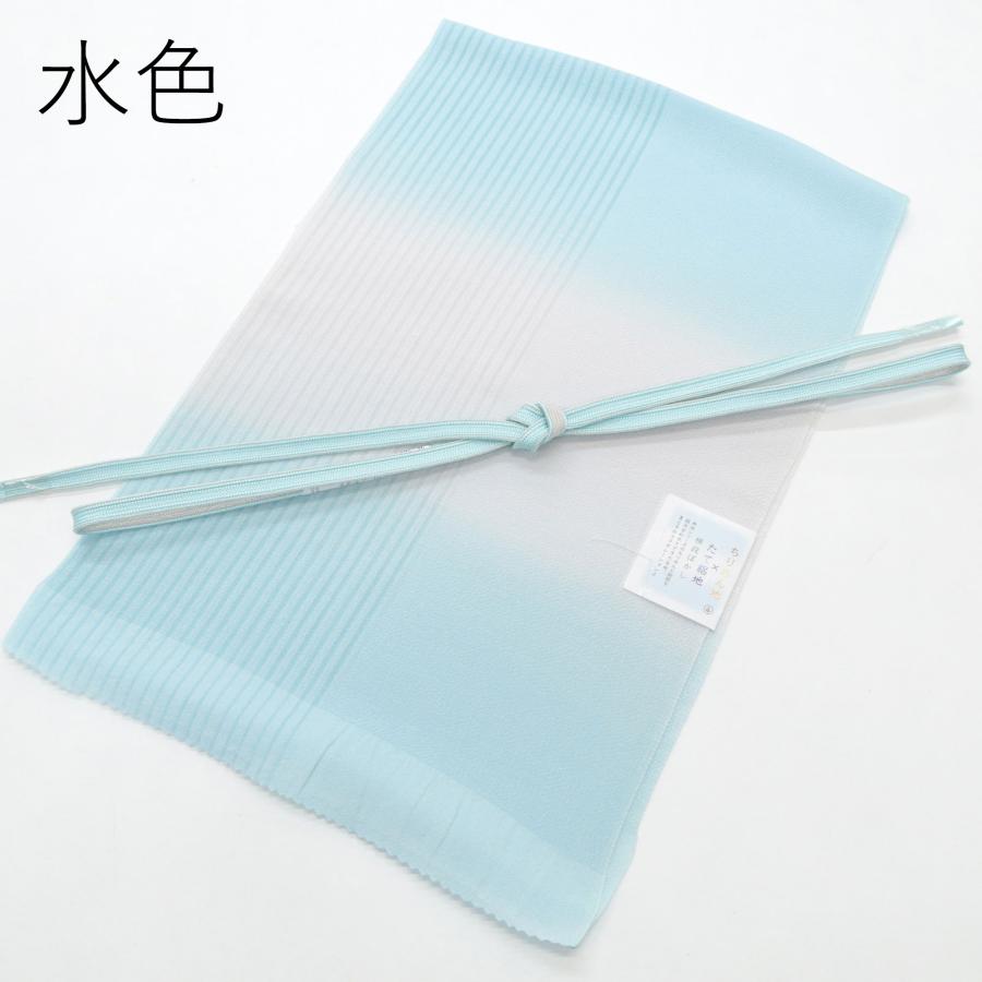 衿秀 帯揚げ 三分紐 帯締め セット 夏 単衣 春 夏 秋 3シーズン 使える 正絹 経て絽 ちりめん 横段ぼかし 正絹 2Way セミフォーマル カジュアルの画像