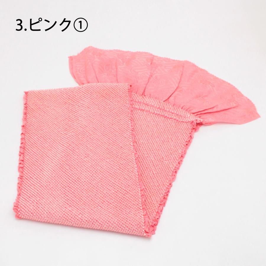 訳あり 帯揚げ 振袖 総絞り 絞り 四つ巻絞り 正絹 絹100％ 水色 青