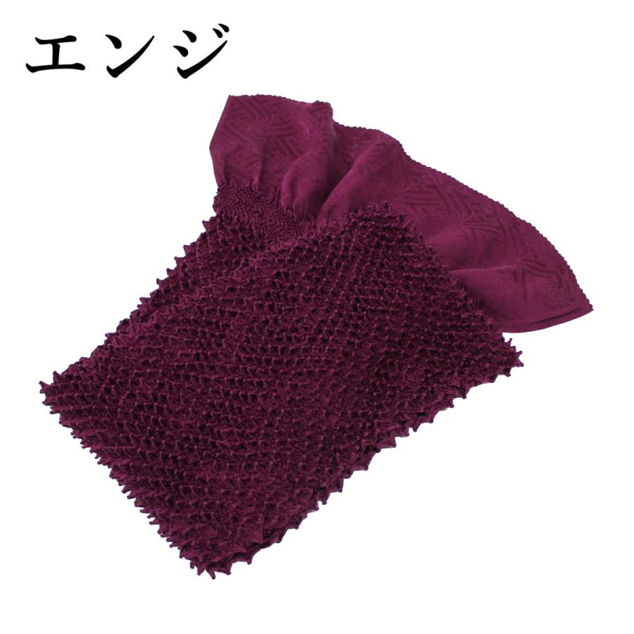 帯揚げ 振袖用 絞り 成人式 正絹 総絞り 赤 黄色 灰 黒 緑 白 レッド