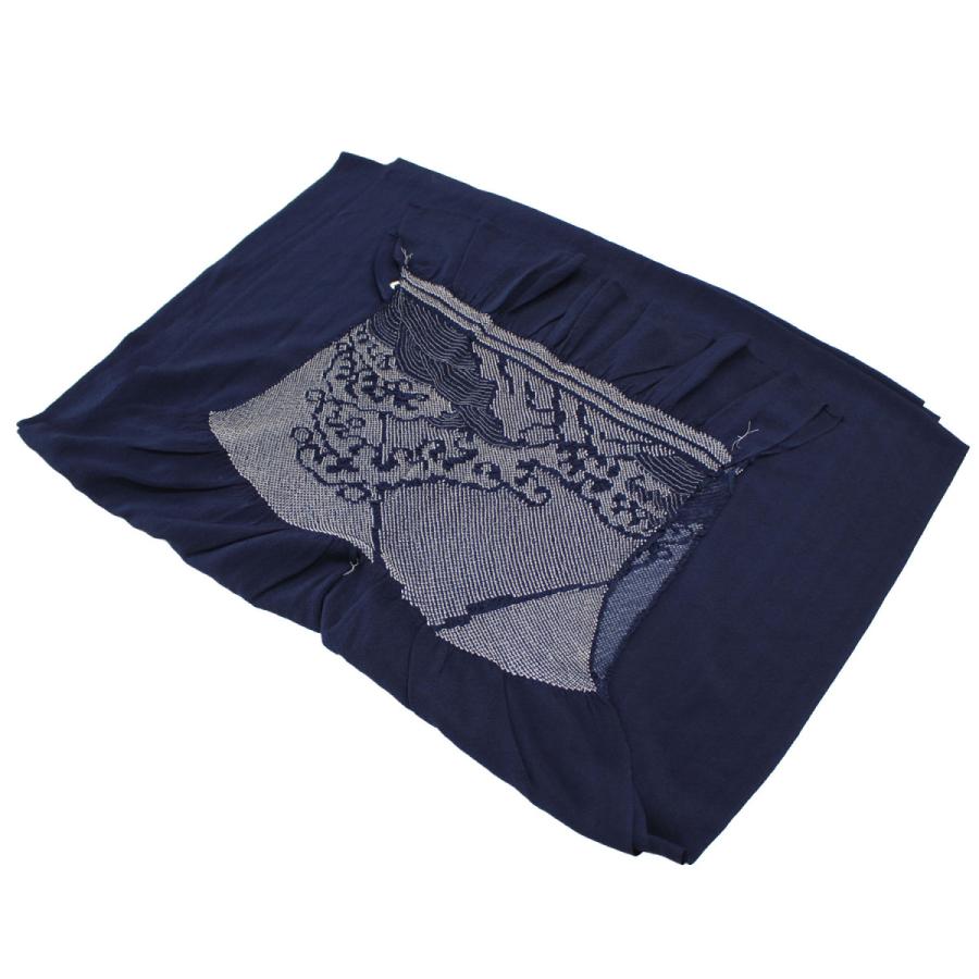 ブランド直営 兵児帯 へこおび 男帯 浴衣帯 メンズ 正絹 青 紺色