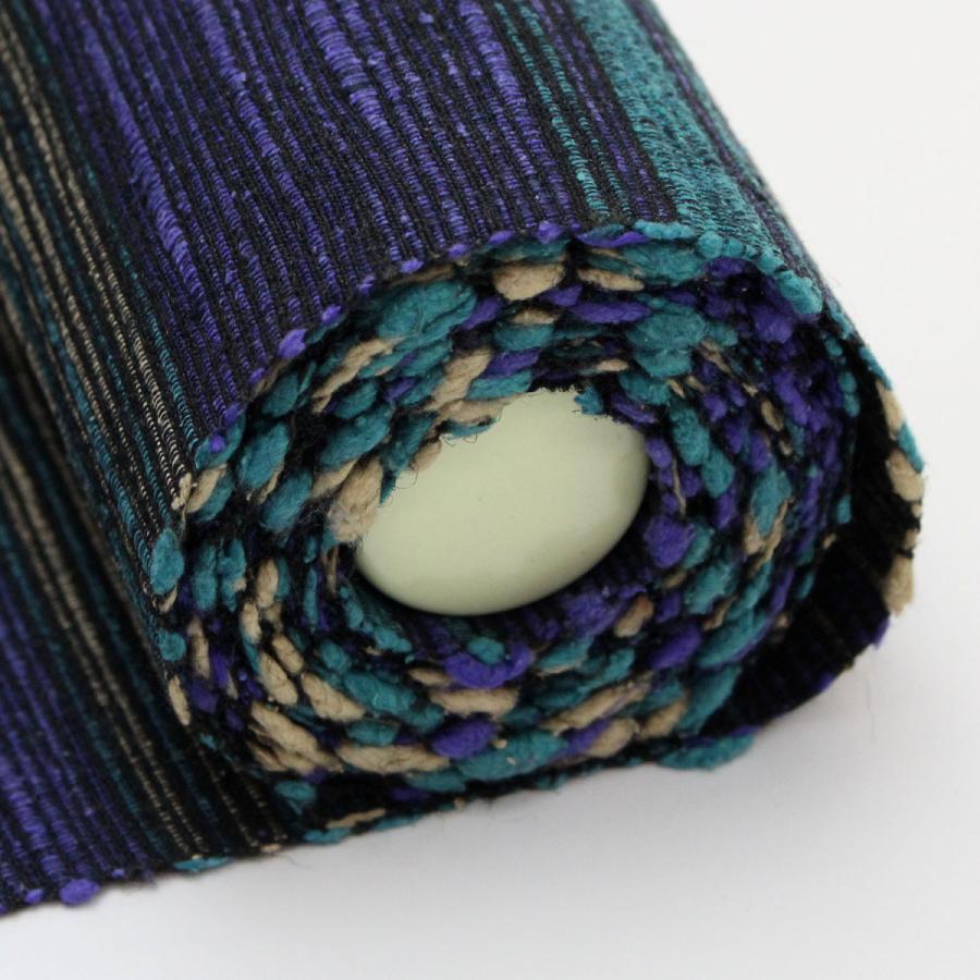 名古屋帯 透かし俵 越後おぐに 栗繭織 小千谷織物 正絹 八寸