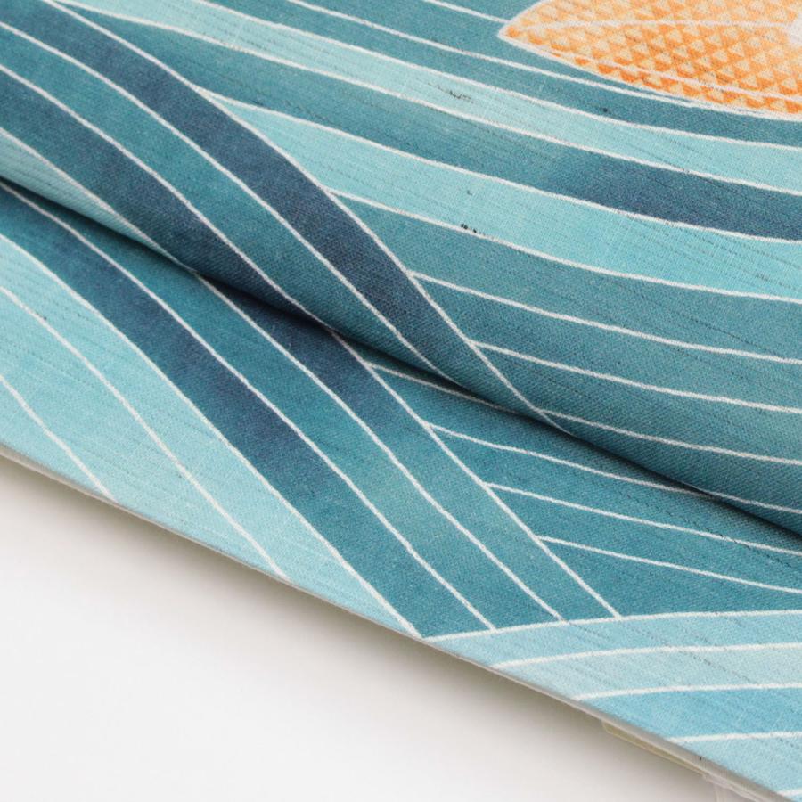 夏帯 名古屋帯 夏 麻 京袋帯 京wakka ワッカ お太鼓柄 夏用 近江の麻