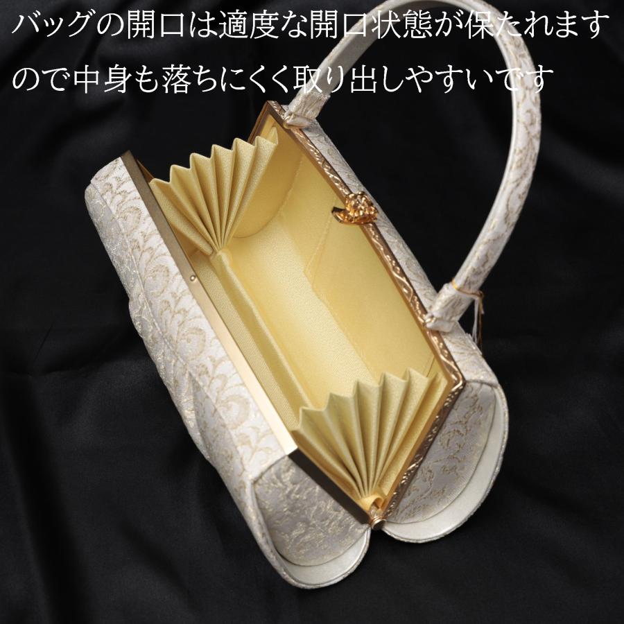 紗織 草履バッグセット 礼装 留袖 訪問着 フォーマル シルバー 白