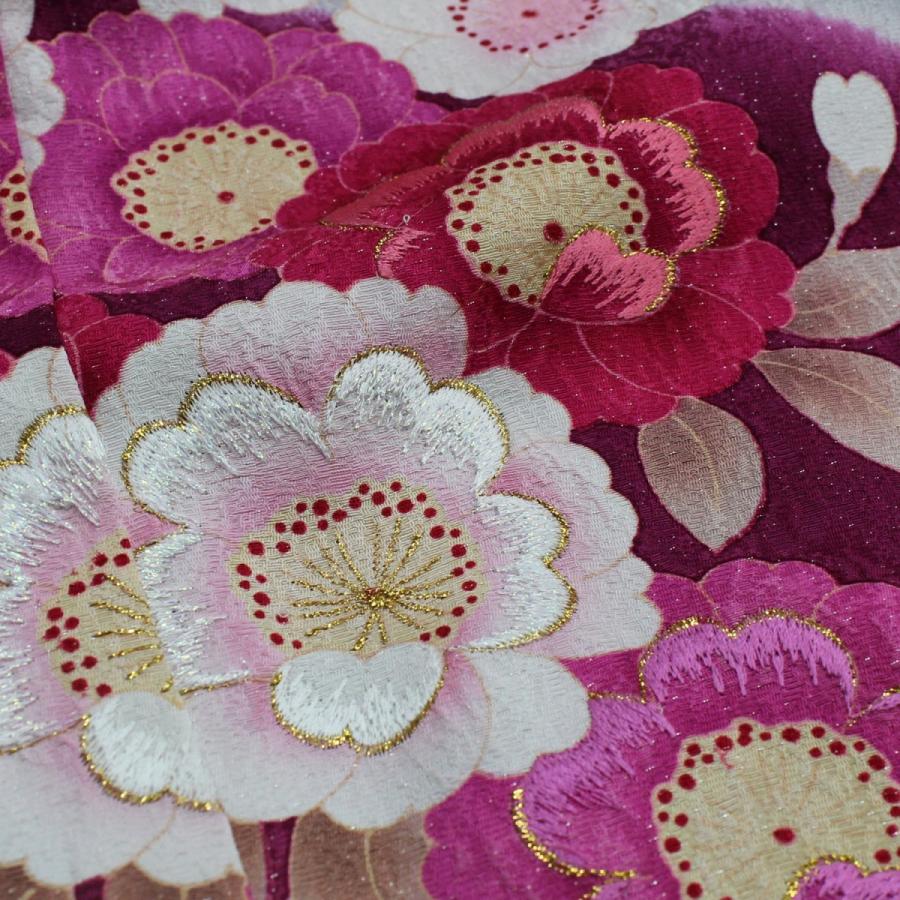 振袖 正絹 格安 新品 仮絵羽 生地 単品 未仕立て品 成人式 結婚式など