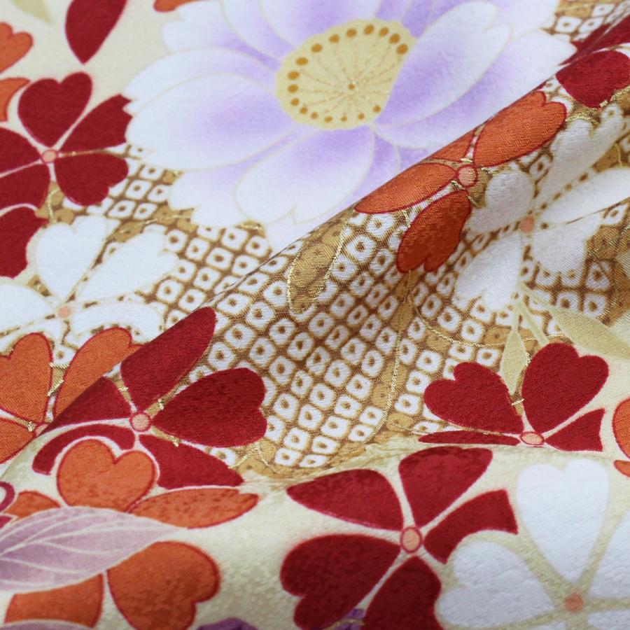 振袖 正絹 格安 新品 仮絵羽 生地 単品 未仕立て品 成人式 結婚式など