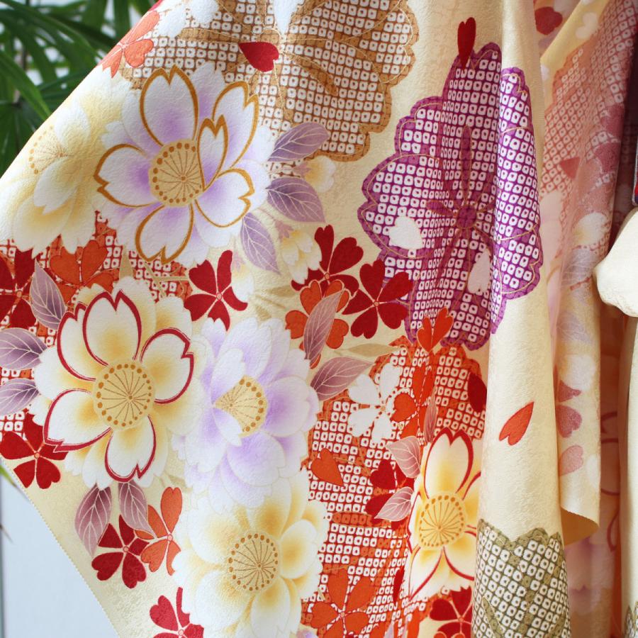 振袖 正絹 格安 新品 仮絵羽 生地 単品 未仕立て品 成人式 結婚式など