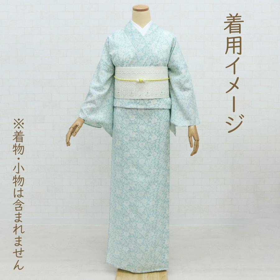 レース 半巾帯 半幅帯 レース帯 帯 着乃嘉 kinoka ポリエステル 黒 白
