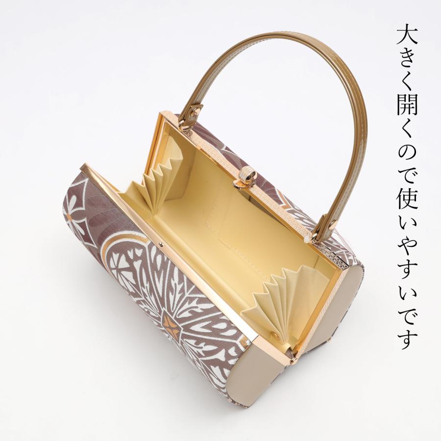 草履バッグセット 成人式 振袖 草履 バッグ レディース 茶色