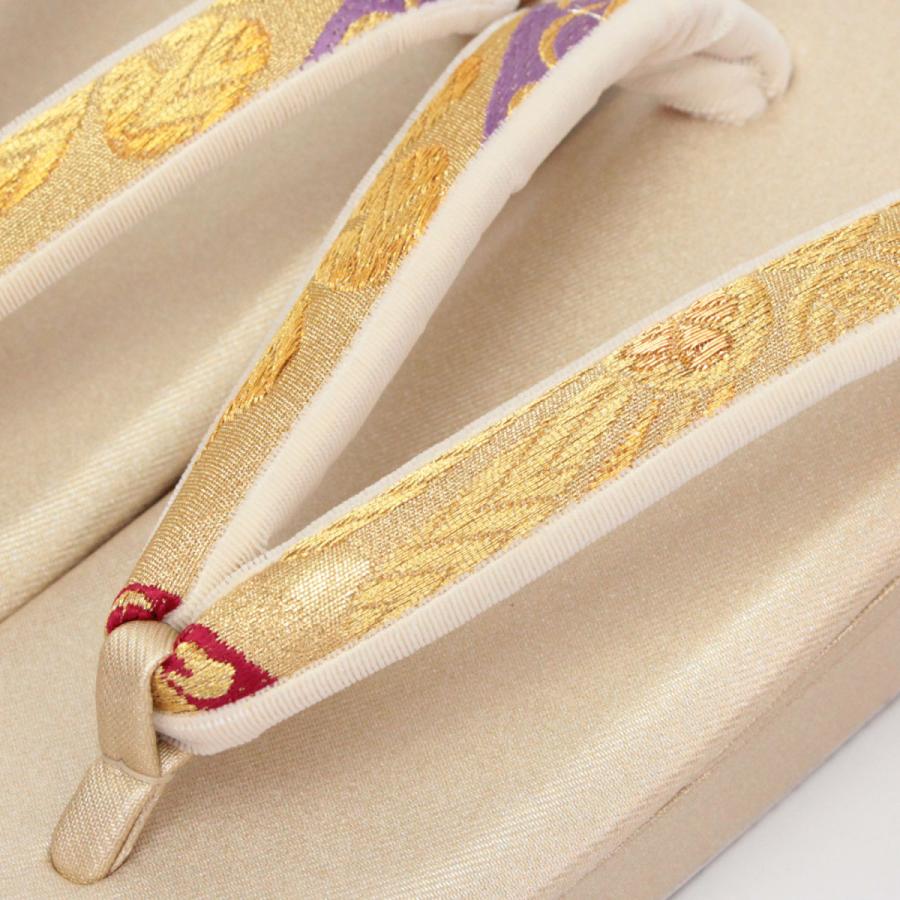 和装小物　着物　成人式　振袖　バッグ草履セット　ゴールド　バッグ　草履　花柄　桜 楽天市場】草履バッグセット 振袖用 高級 桜 墨流し 金 ゴールド