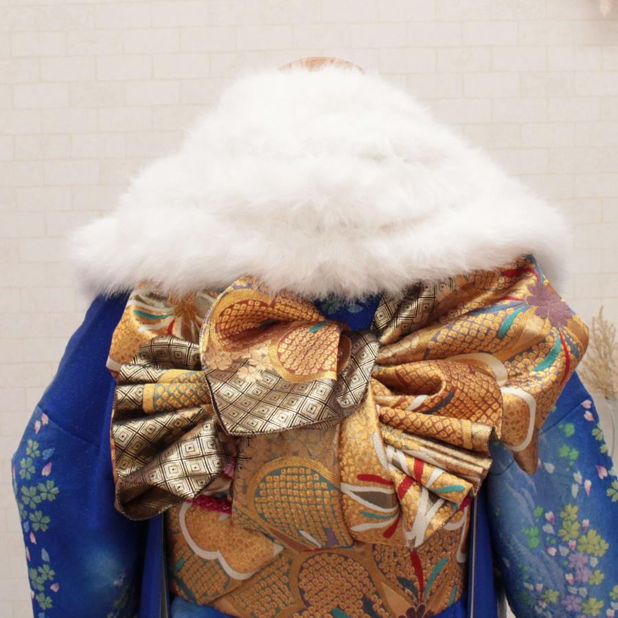 ショール 成人式 振袖用 フェイクファー ファー ストール 大判 幅広