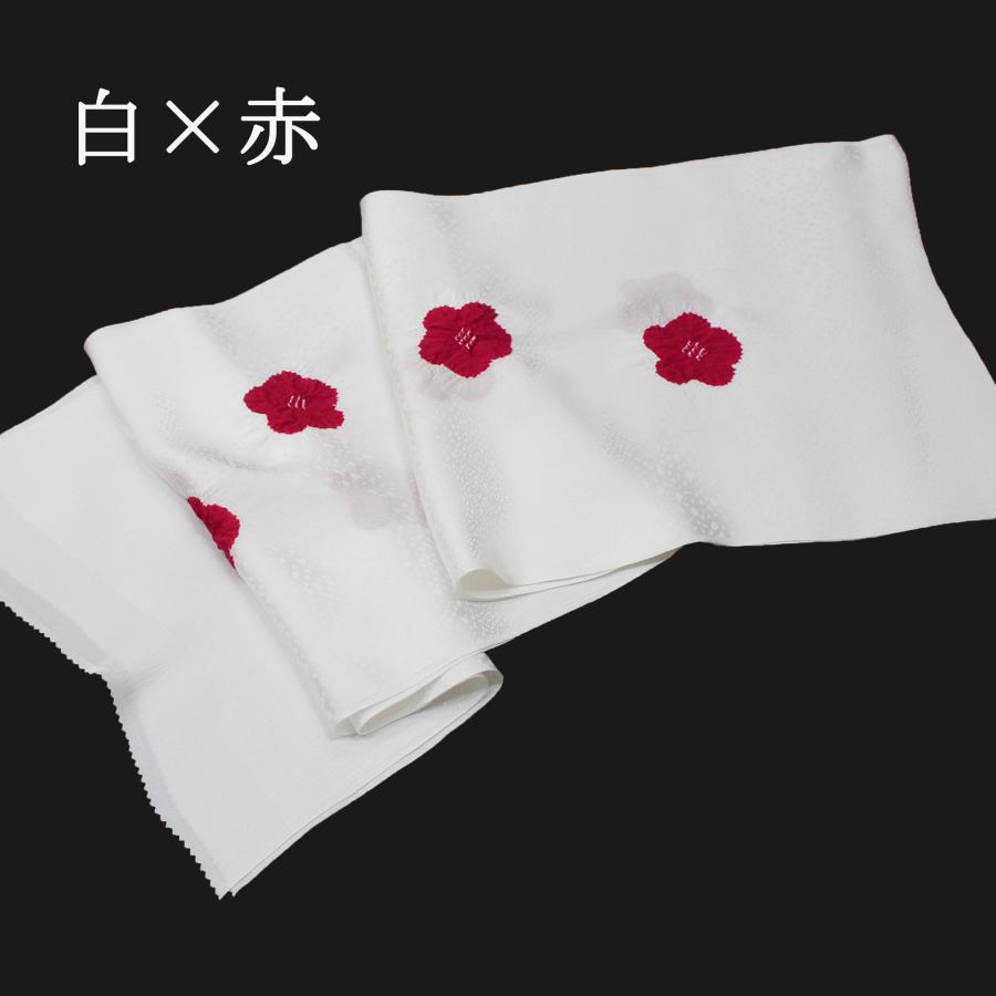 衿秀 帯揚げ 輪出し おしゃれ 正絹 白 水色 赤 えんじ おびあげ 振袖