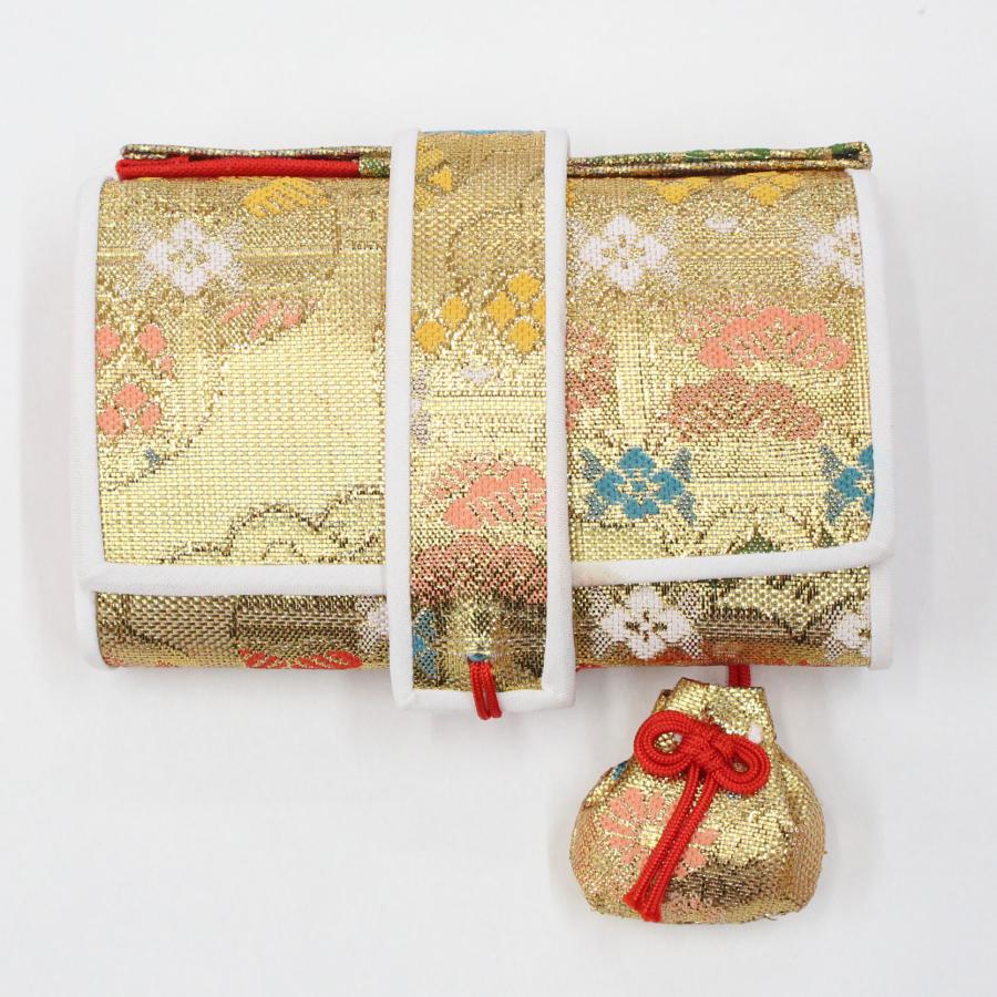 七五三 七五三小物 筥迫 はこせこ ハコセコ 単品 女の子 3歳 7歳 赤