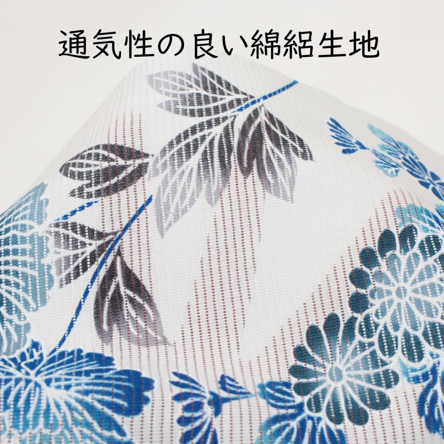 浴衣 反物 生地 レディース 教材用 日本製 絽 綿絽 横絽 ゆかた 白