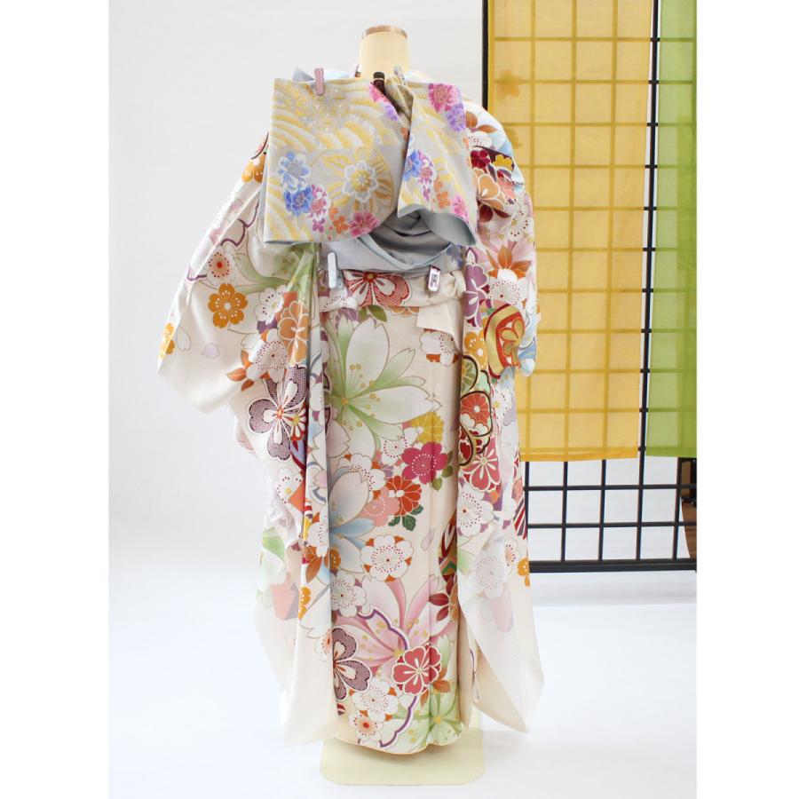 振袖 正絹 フルセット 新品 仮絵羽 生地 未仕立て品 成人式 結婚式など
