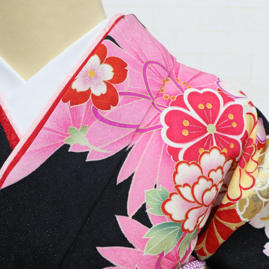 振袖 中古 一式セット 販売品 成人式 結婚式 正絹 美品 小物 袋帯付き