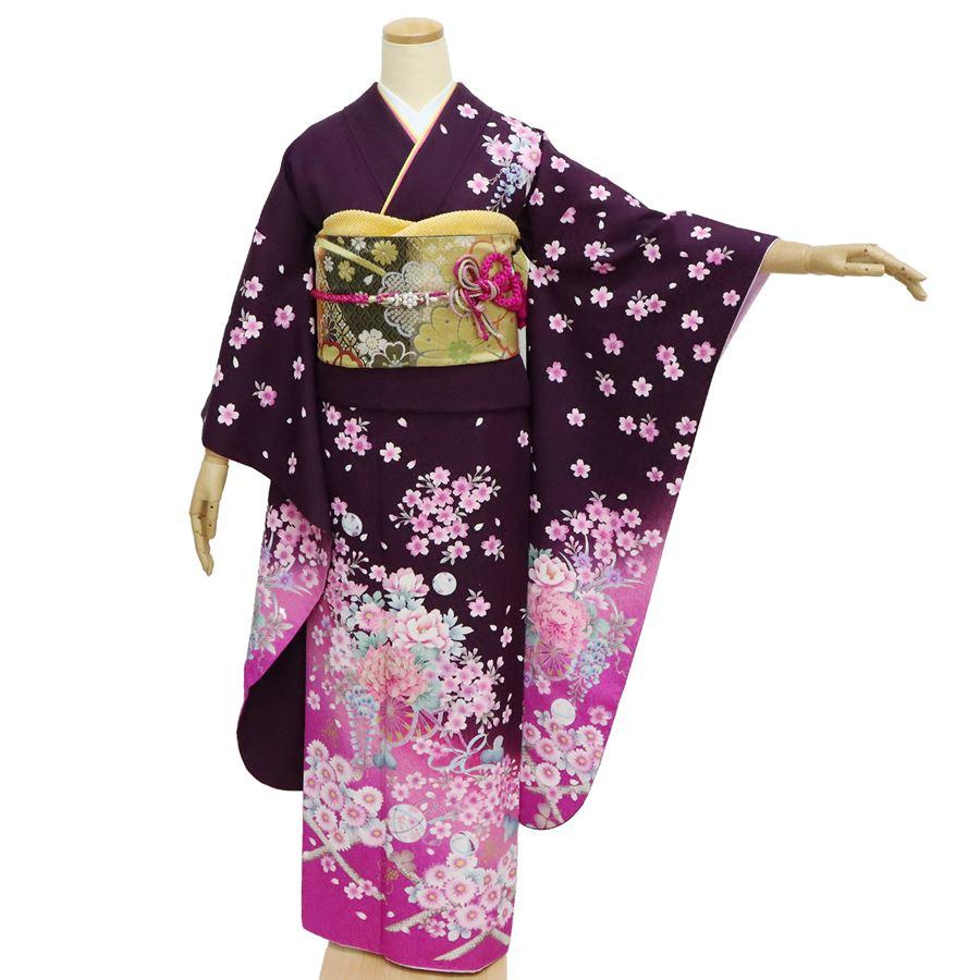 振袖 中古 販売 フルセット 正絹 一式 成人式 晴れ着 結婚式 格安 良品