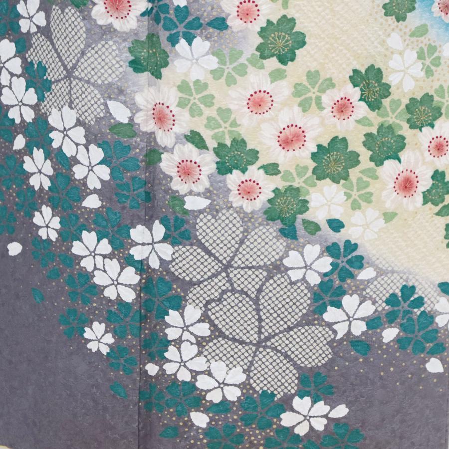 振袖 中古 着物 単品 販売 正絹 成人式 格安 美品 リサイクル 仕立て