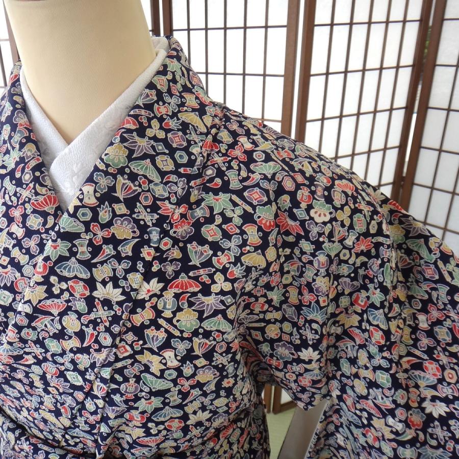小紋 中古 正絹 格安 安い 美品 リサイクル 仕立て上がり 晴れ着