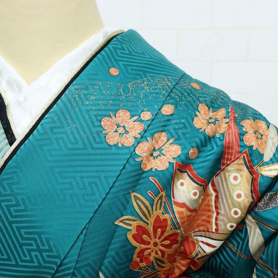 振袖 中古 正絹 格安 安い 美品 リサイクル 仕立て上がり 晴れ着 着物
