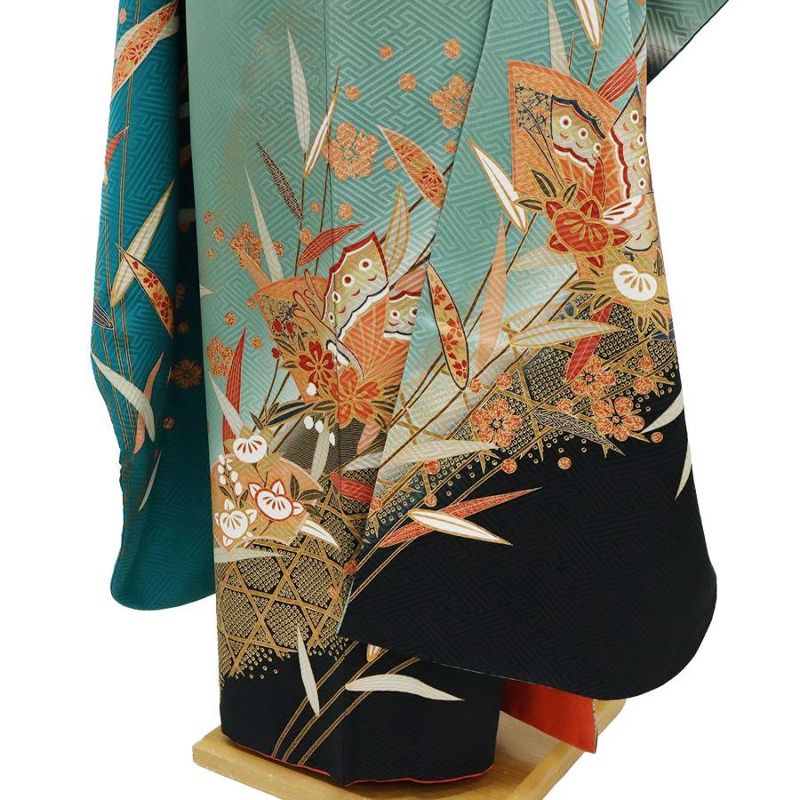 振袖 中古 正絹 格安 安い 美品 リサイクル 仕立て上がり 晴れ着 着物