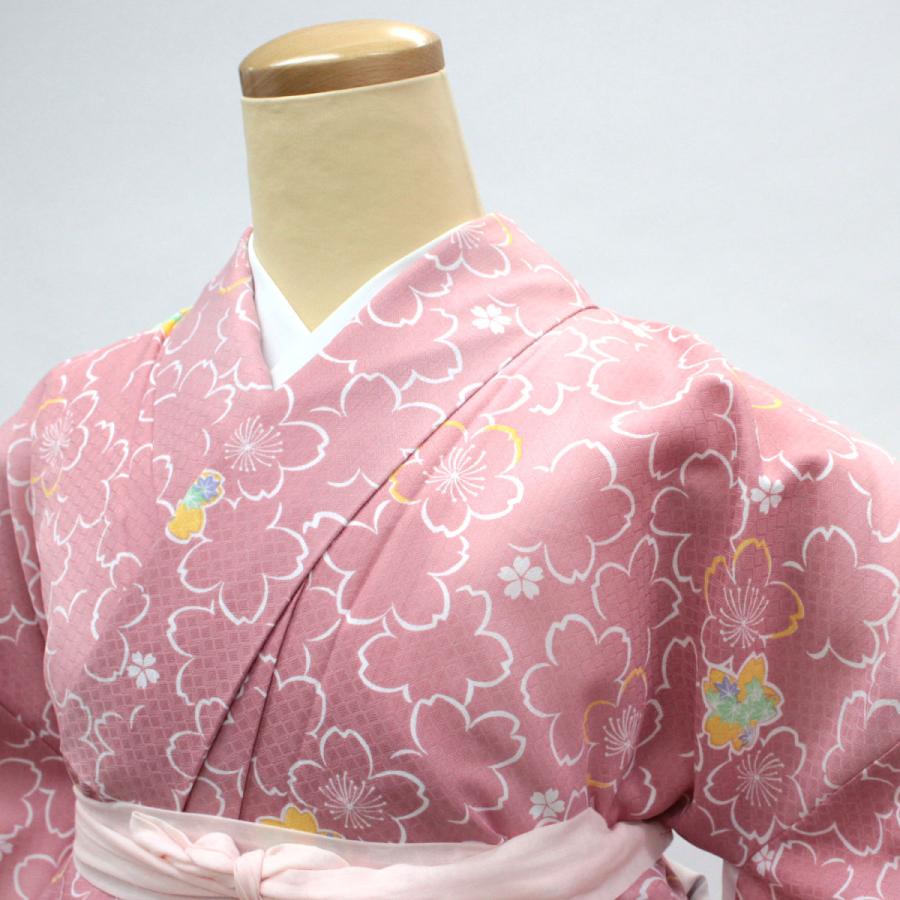 junjun 中古 二尺袖きもの 2点セット 薄い黄緑（裄長）・ピンク junjun 中古 二尺袖きもの 2点セット 薄い黄緑（裄長）・ピンク 楽天