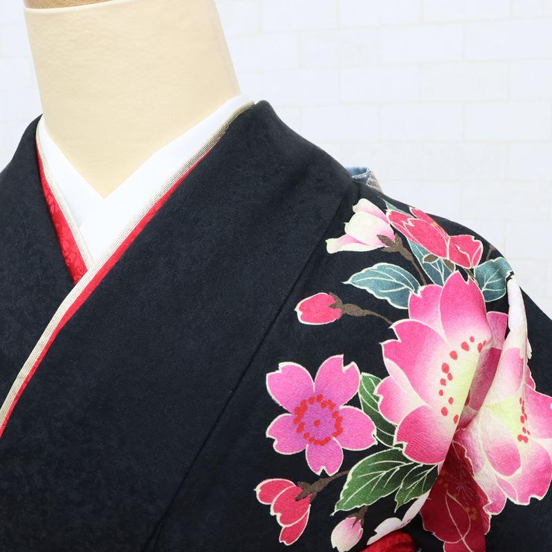 着物のみ　大人可愛い　シンプル　上品　振袖　成人式　着物 TAKAZENの振袖 /赤色/古典/その他/ プレミアム古典 吉澤織物/最
