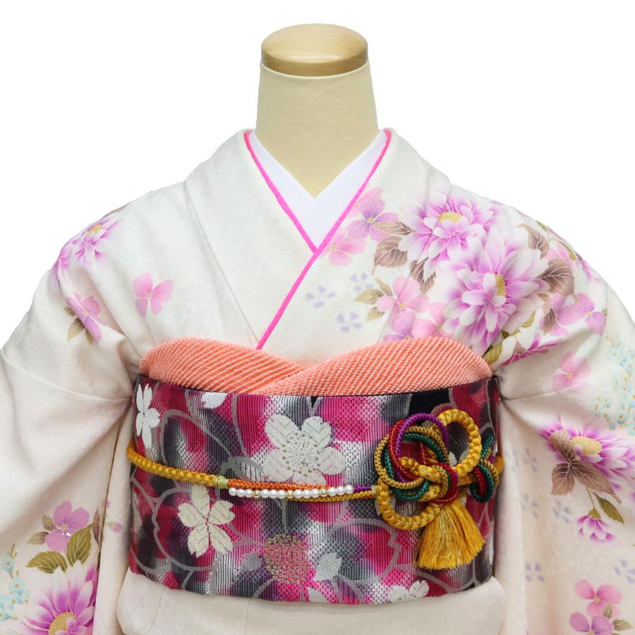 振袖 中古 フルセット 成人式 正絹 一式 格安 リサイクル 着物 和服