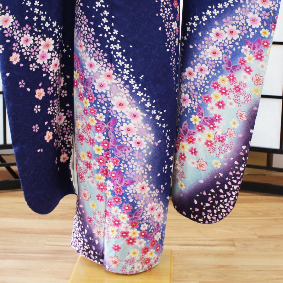 【美品　正絹お振袖　7点フルセット　トールサイズ　鮮やかな青　豪華】 楽天市場】【2026年成人式 1月 予約受付中】【レンタル】振袖 27