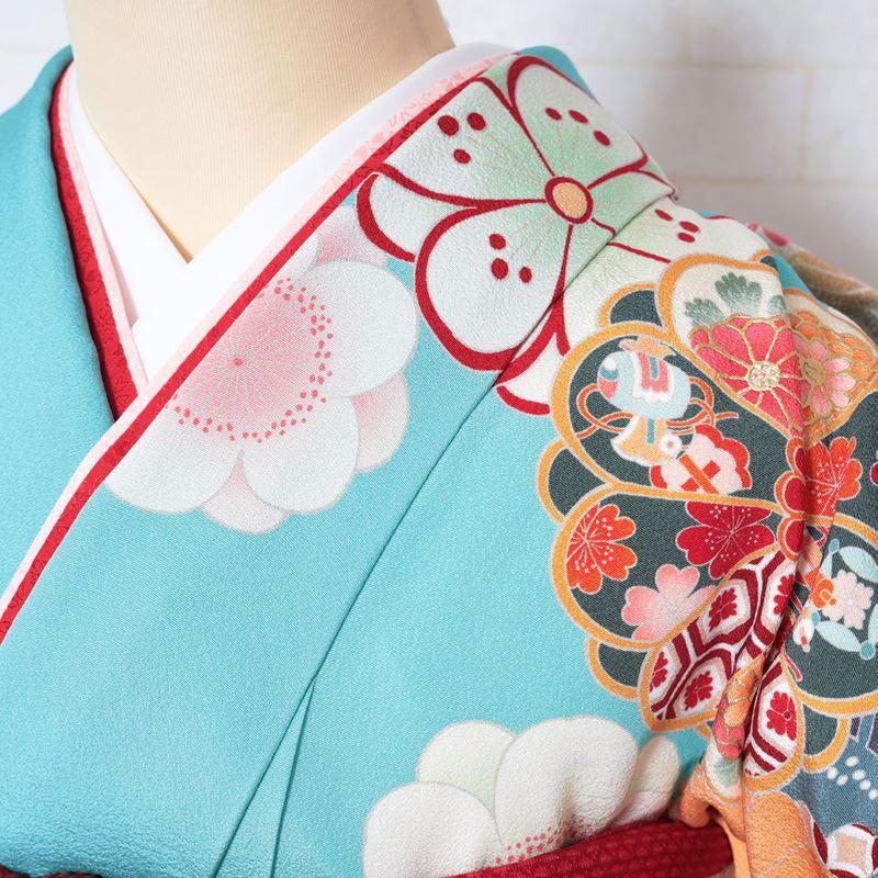 振袖 中古 フルセット リサイクル 正絹 格安 仕立て上がり 着物 成人式