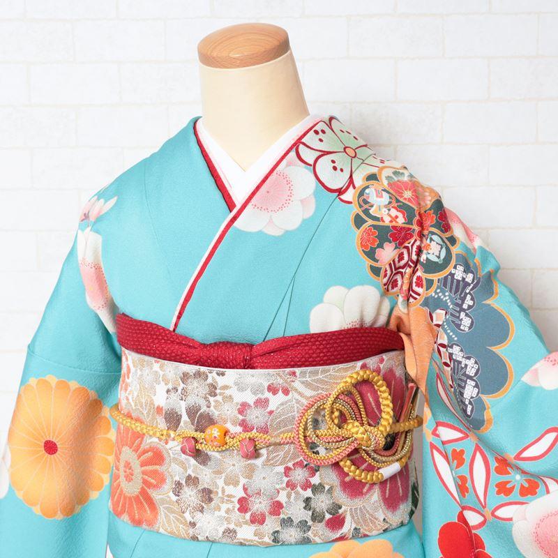 振袖 中古 フルセット リサイクル 正絹 格安 仕立て上がり 着物 成人式