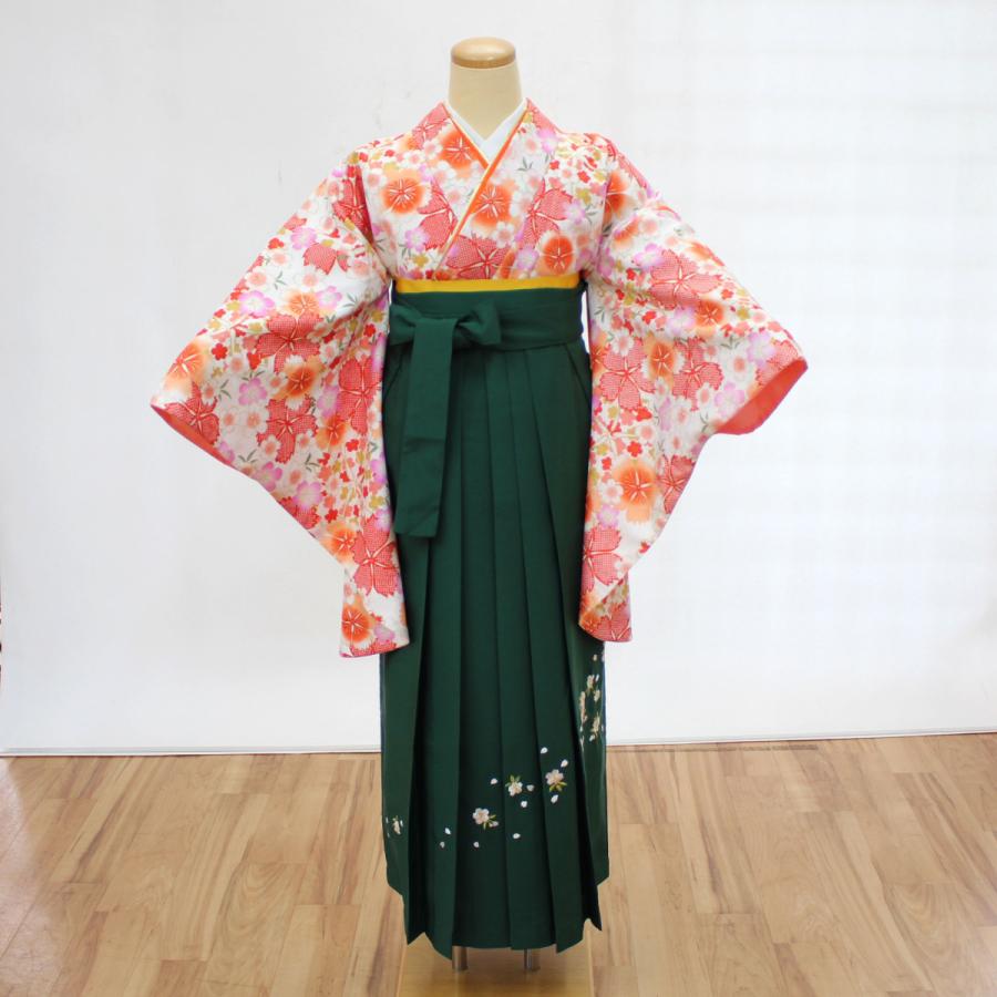 袴用きもの 二尺袖 小振袖 中古 単品 リサイクル 格安 美品 仕立て