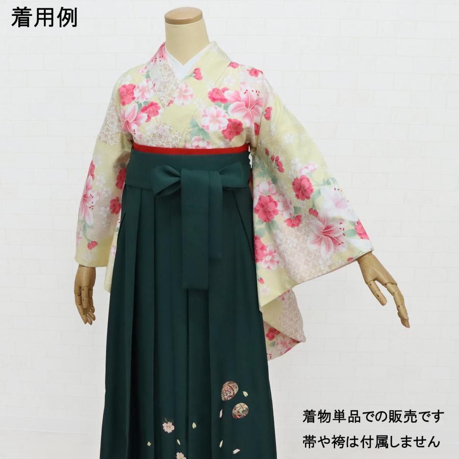 ◎mk-1730　　二尺袖　小振袖　着物単品　洗える着物　中古品　　11-11 袴用きもの 二尺袖 着物 小振袖 中古 単品 リサイクル 格安 美品