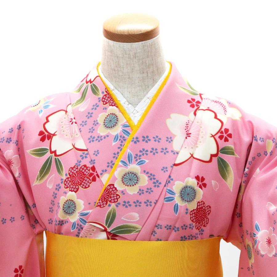 袴 小振袖 ピンク 二尺袖 中古 袴用 着物 小振袖 単品 リサイクル品 処分 格安 美品