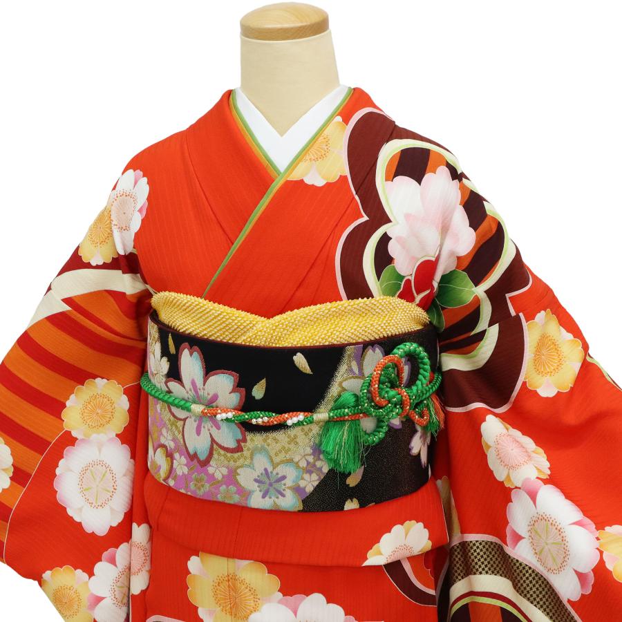 振袖 中古 セット 正絹 成人式 Sサイズ 十三詣り 卒業式 結婚式 袴着物