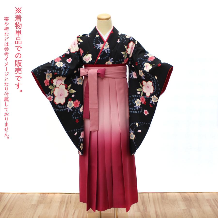 袴用きもの 二尺袖 小振袖 中古 単品 リサイクル 格安 美品 仕立て