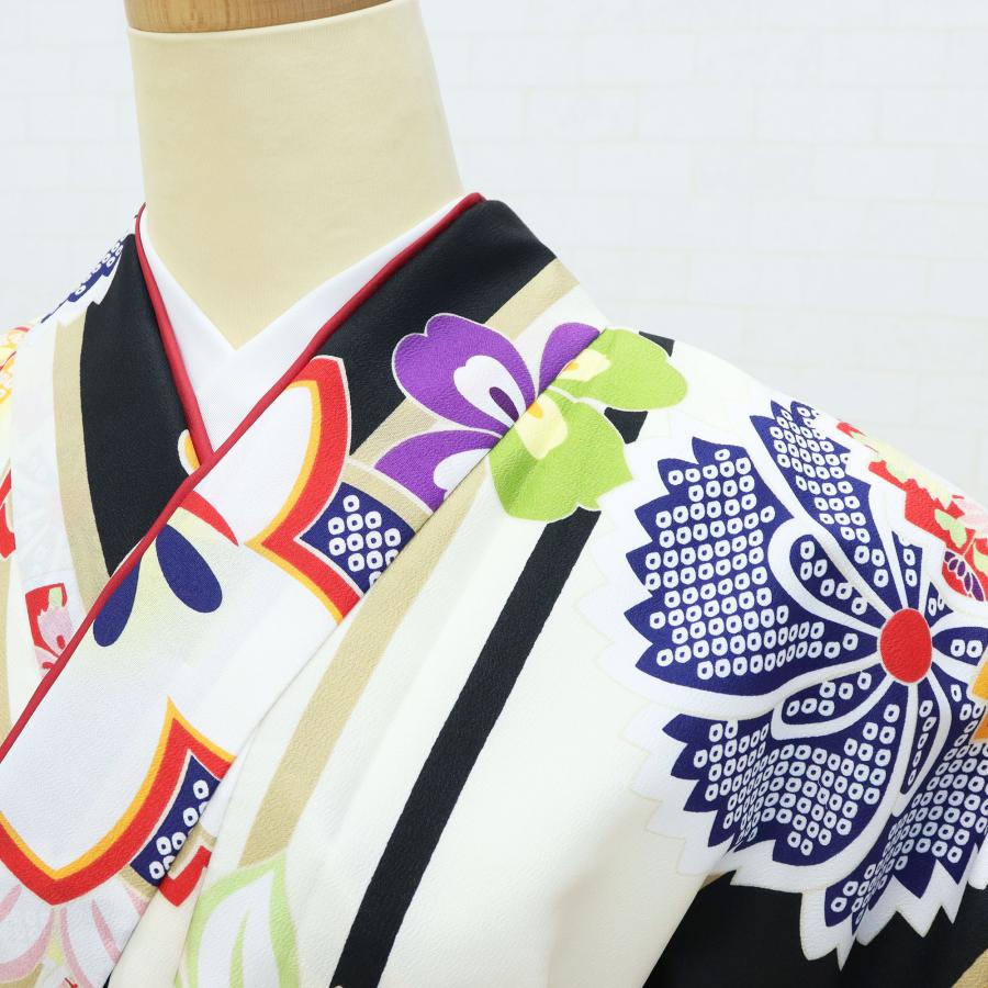 袴用きもの 二尺袖 着物 小振袖 中古 単品 リサイクル 格安 美品