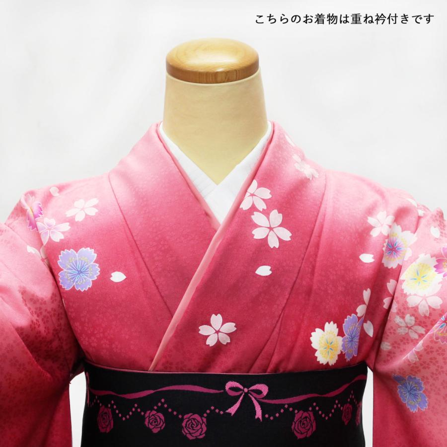 袴用きもの 二尺袖 着物 小振袖 中古 単品 リサイクル 格安 美品