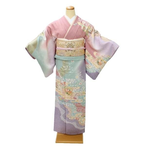 訪問着 着物 レンタル 入学式 卒業式 結婚式 お宮参り 七五三 ピンク