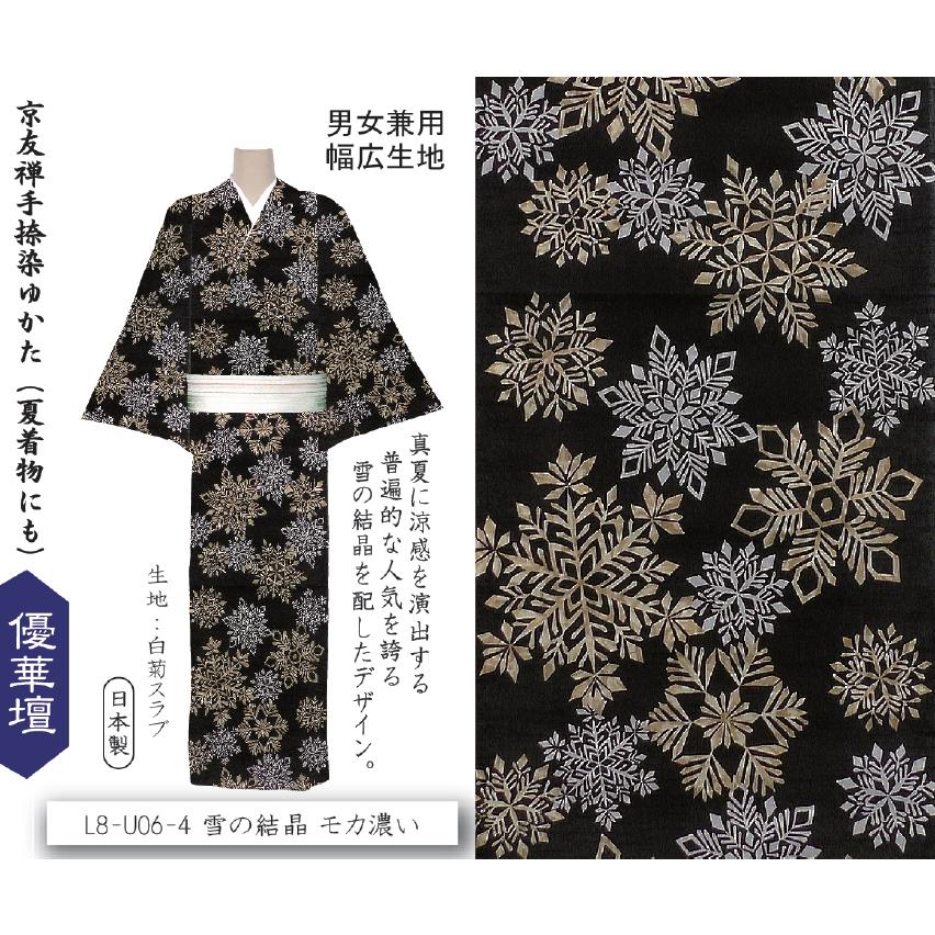m*o様 ②【5反】　浴衣　反物　一反　レディース　女性　ゆかた　生地　着尺　未 2026年新作入荷 井登美 浴衣 反物 レディース メンズ 雪の結晶 焦げ茶