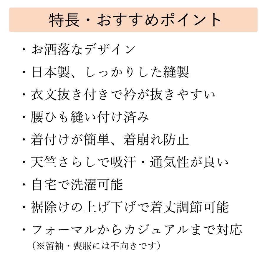 長襦袢 洗える 二部式 日本製 井登美 お洒落 色つき LL 大きいサイズ 半襦袢 裾除け セット レディース 女性用 単衣/袷用 むじな菊 地柄 ライトグレー/水色