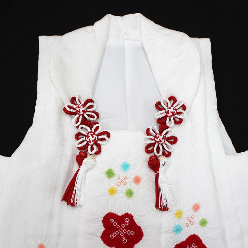 ３歳被布コート 正絹 楽天市場】[高級 絹素材] 七五三 3歳 着物 被布セット 女の子