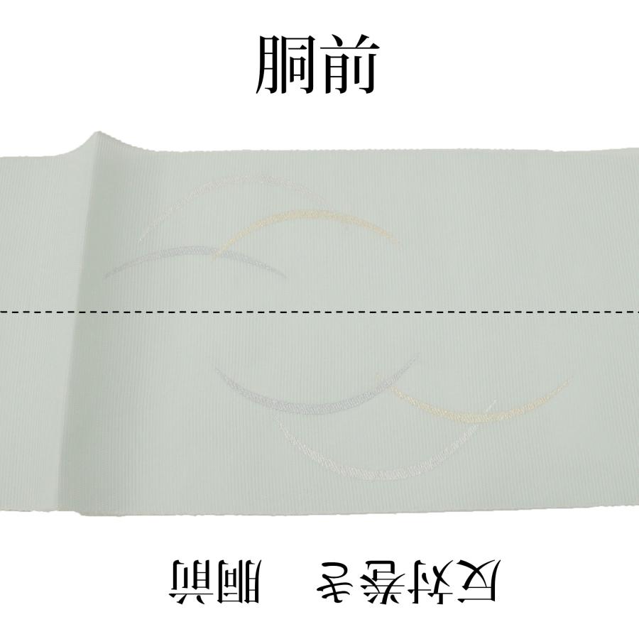 名古屋帯/絽/未使用品/仕立上がり/11909 名古屋帯 正絹 夏 仕立て上がり 夏帯 絽 黒 ウロコ 鱗柄 新品 未使用
