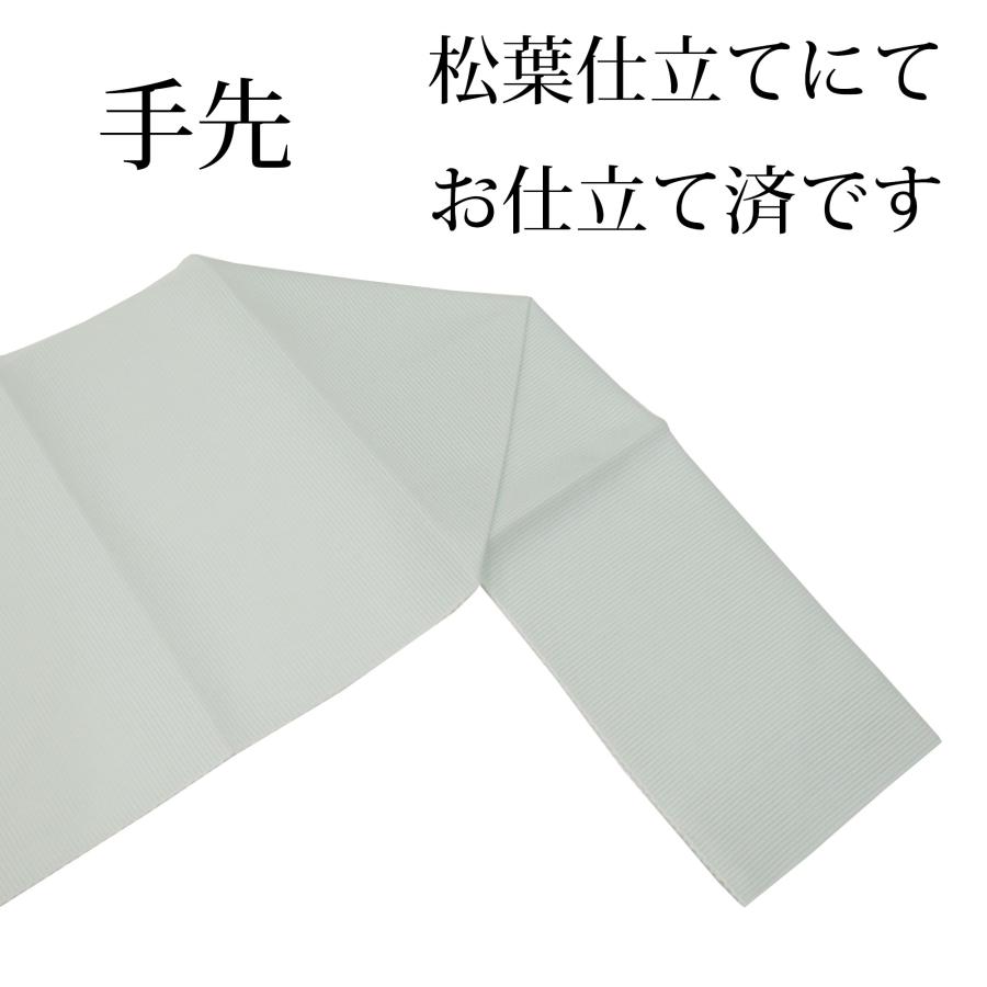 名古屋帯 正絹 夏 仕立て上がり 夏帯 絽 薄緑 露芝 新品 未使用 西陣織